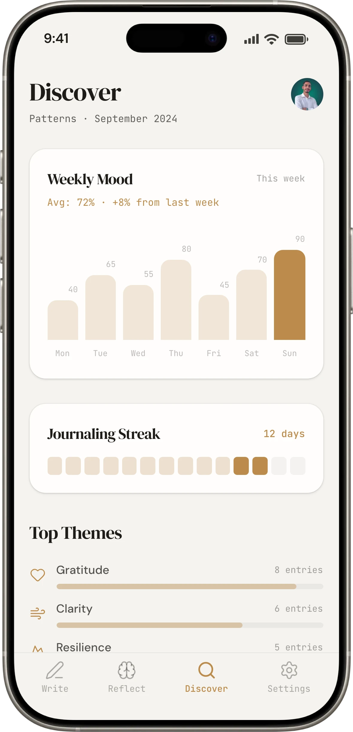 Quillbase Discover screen